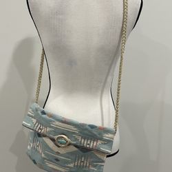  Vintage Handwoven Southwestern Messenger Bag