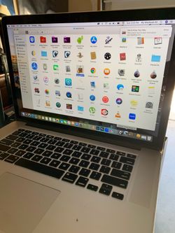 2014 MacBook Pro 15” Retina i7 16gb Catalina Garage band office