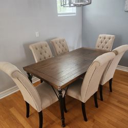 Dining Table With 7 Chairs