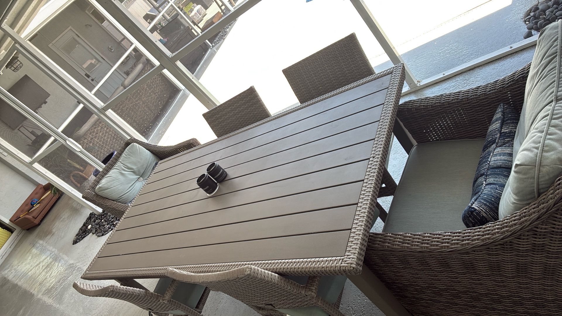 Patio Set With Two Captains Chairs