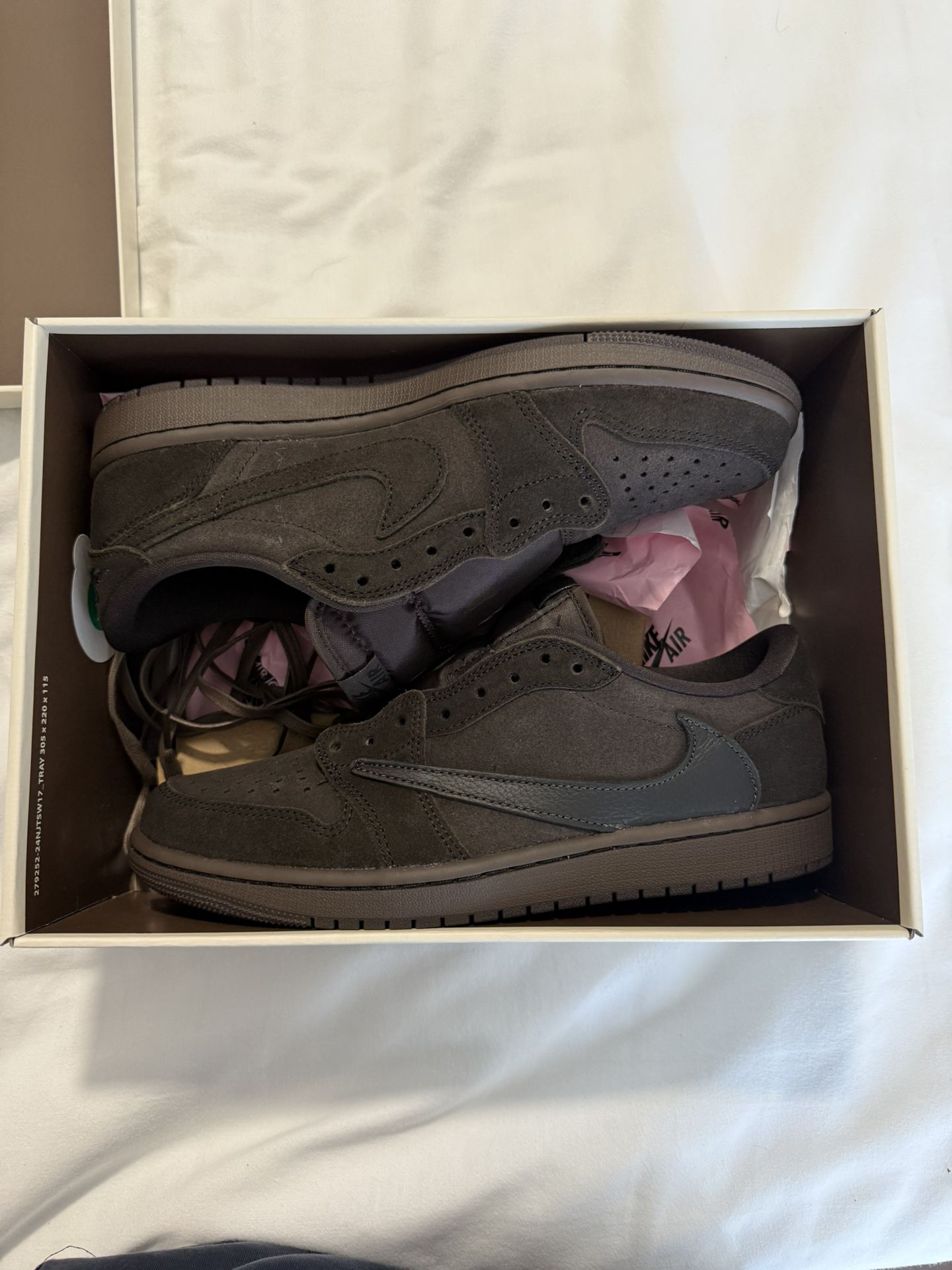 Nike Air Jordan Travis Scott Velvet Size 8.5 New