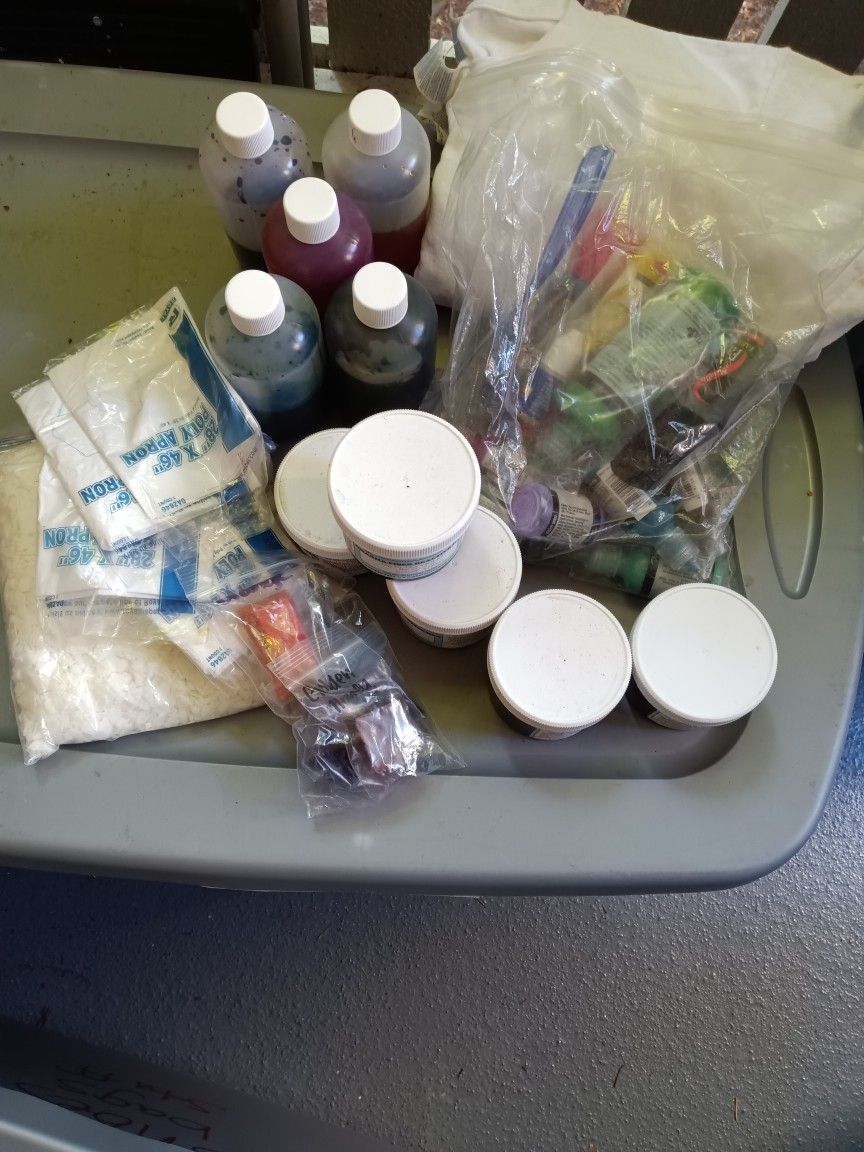 Bin Of Candle/ Suncatcher Making Supplies 