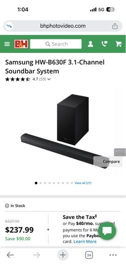 Samsung Soundbar System