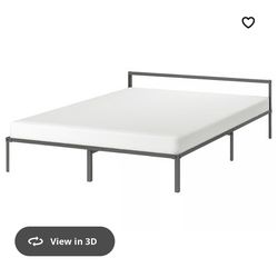 Grimsbo IKEA Queen Bed Frame with all parts and hardware