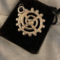 Water Pendant Inscribed W Paris