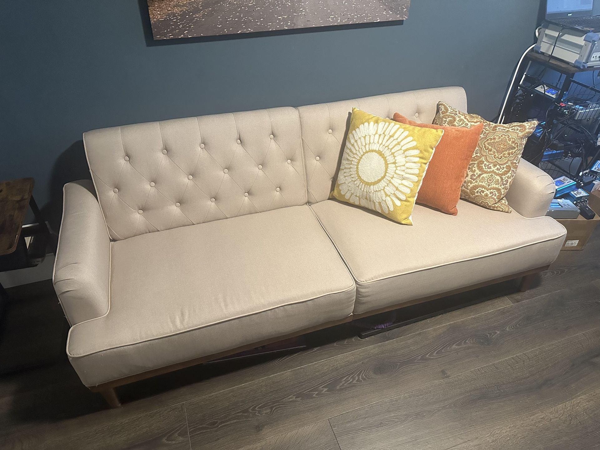 Mid-Century Modern Futon