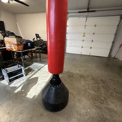 Heavy Punching Bag with Base – Home Gym Boxing Trainer