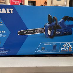 New Kobalt 14-in Chainsaw (Battery Not Included)