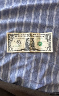 STAR ONE DOLLAR BILL $300