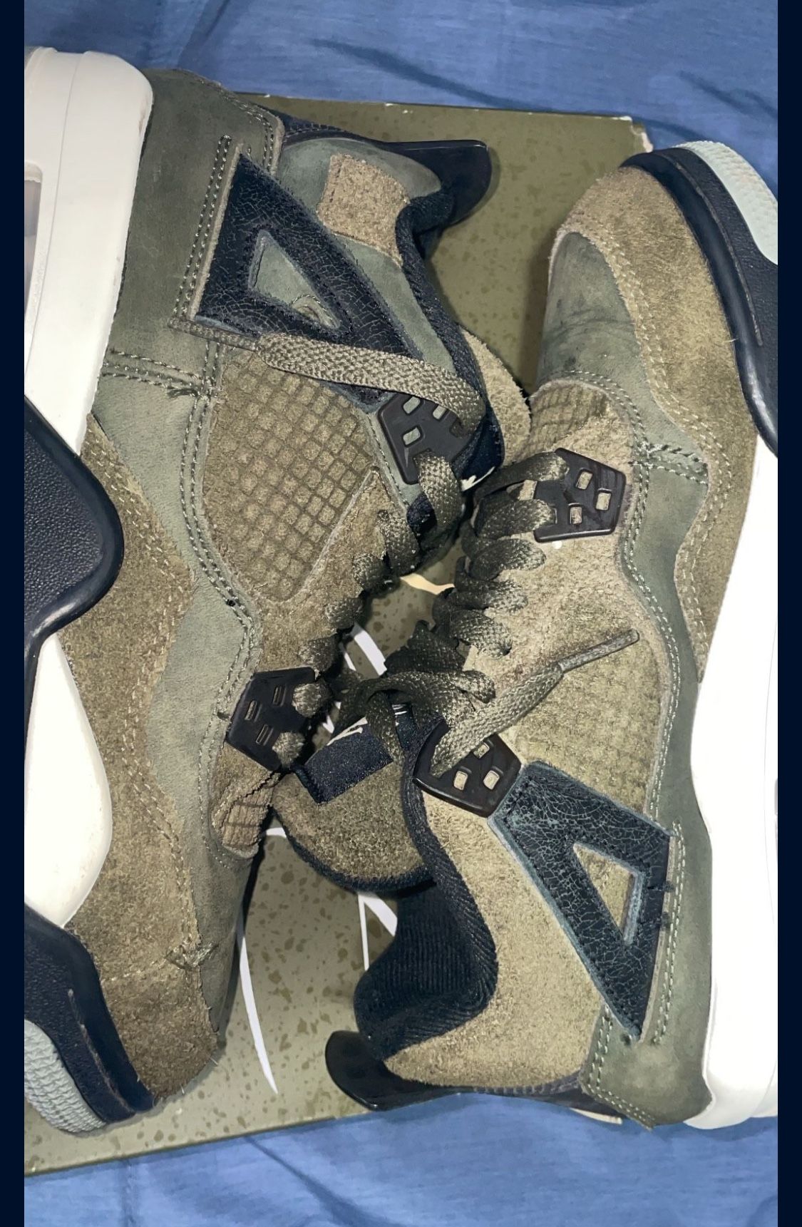 Jordan 4 Medium Craft Olive (GS)
