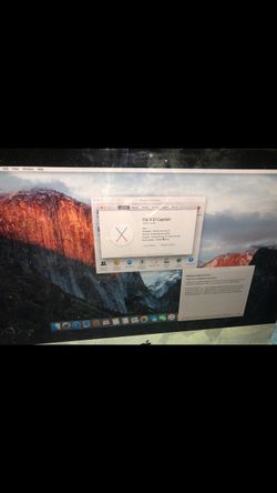 iMac OS X El Capitan