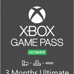 Xbox Ultimate 3 Month Gamepass