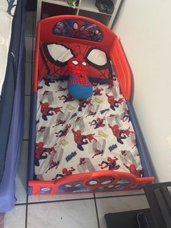 Spiderman Toddler bed age 12 months to 7 of age