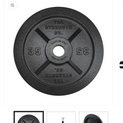 The Strength Co. 35 Lb Iron Plate Pair