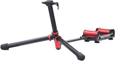 Bike Trainer With Rollers And Front Fork Supprt