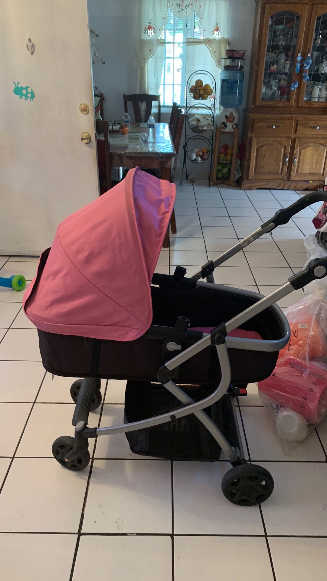 Baby girl stroller