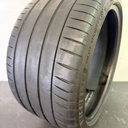 315 30 20  Michelin  Pilot Sport 4S  One Used Tire 60% Life 