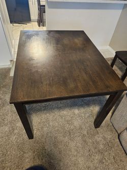 Table and chairs