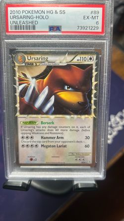 PSA 6 Ursaring Holo 2010 Pokemon Unleashed #89