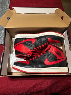 the Air Jordan 1 Mid "Alternate Bred"
