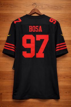 Black Bosa jersey 97 Niners 49ers football jersey