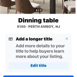 Dinning Table
