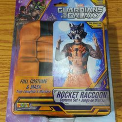 Marvel’s “Guardians Of The Galaxy” Rocket Raccoon Kids Halloween Costume - NIB