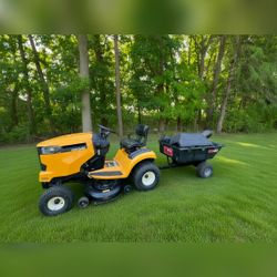 Cub Cadet XT1 LT42 Riding Mower, Bagger and Trailer - Good - 2018 - Auburn, MA