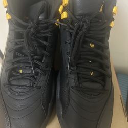 Jordan 12 Black Taxi Sz 9.5