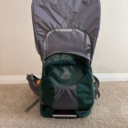 Kelty Kids Transit 3.0 Child Carrier Backpack (Green/Yellow) – Like new!