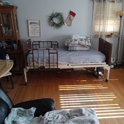 Electric power hospital bed