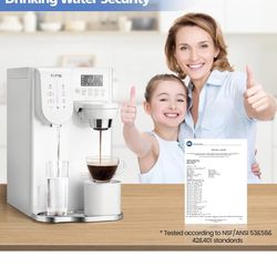 TOTTE Nsf/Ansi 58 Reverse Osmosis System Countertop 5-Stage Purification Standard Water Filter, Dow Ro Filtration, Multi-Function Milk Powder Tea and 