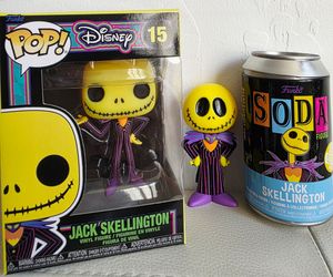 Funko Pop &Soda Black Light Jack Skellington