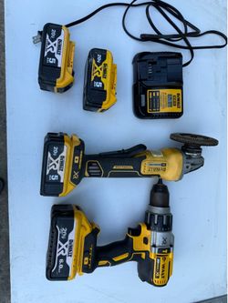Dewalt XR Brushless 20v Drill + Grinder