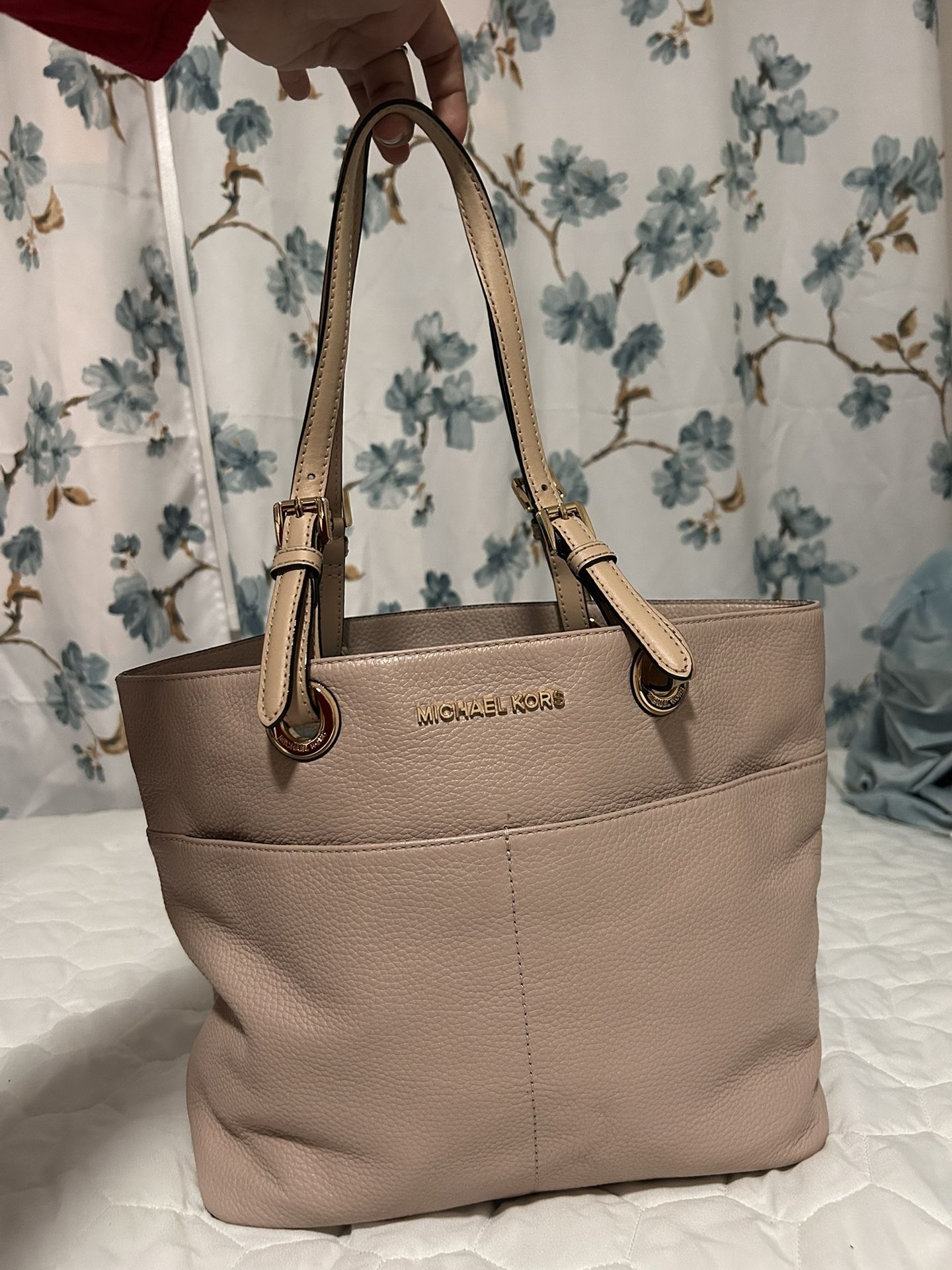 Pink Nude Michael Kors Handbag with Wallet