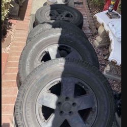 5 Jeep Sahara Wrangler JK 08 To 2018 18” Rims 