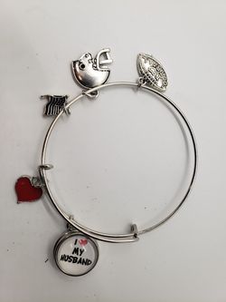 Alex & ani style sports bracelet