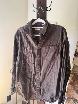 Redhead Brown button up shirt, medium