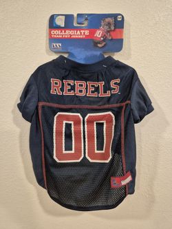 New, Pets First Licensed NCAA Jersey, Mississippi Rebels, Medium