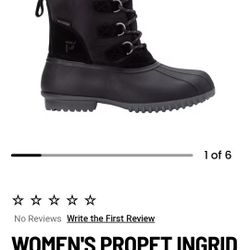 WOMEN'S PROPET INGRID WATERPROOF Snow, RAIN BOOTS
Size 6