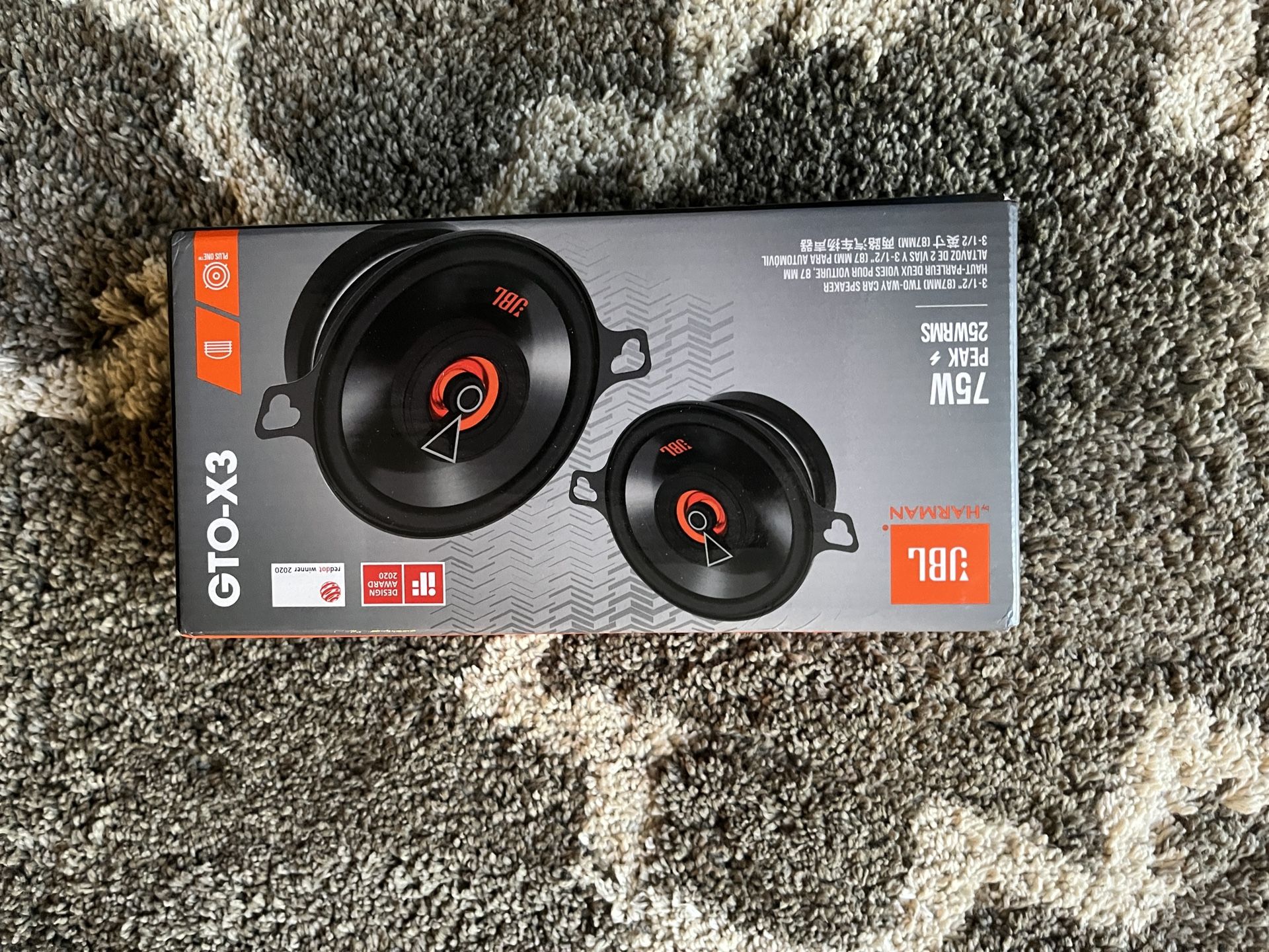 JBL GTO-X3 GTO Series 3.5" 2-Way Car Audio Speakers