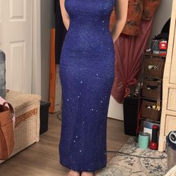 Prom dress fully sequenced size small