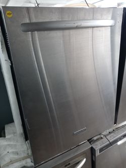 KitchenAid stainless steel dishwasher with stainless tub - Free delivery