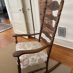 Ladder Back Rocking Chair 
