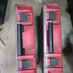 2 Milwaukee Jobsite Organizer  Tool Box  