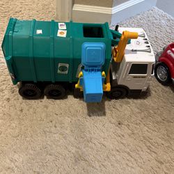 Fire Truck And Garbage Truck Plus Freebies 