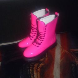 Pink Boots 👢 Size 10