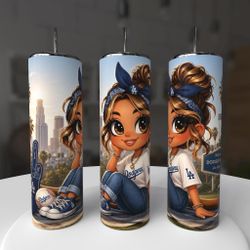 Los Angeles Dodgers Baseball Tumbler