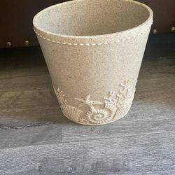 Beach Themed Trash Receptacle 