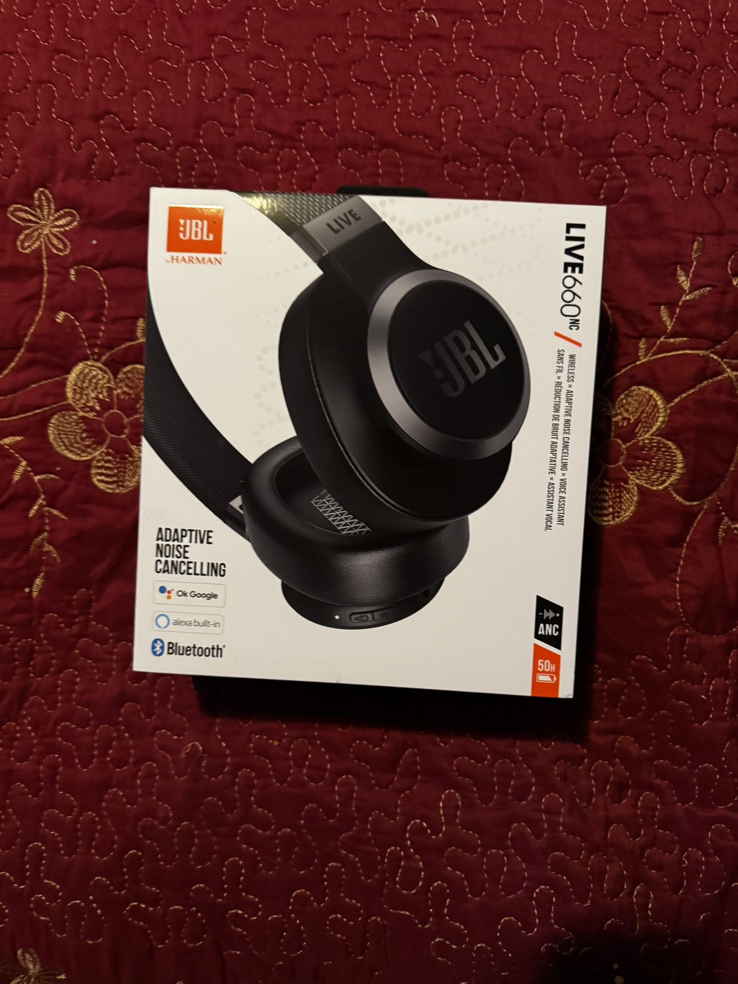 JBL Live 660NC - Wireless Over-ear Noise Cancelling headphones